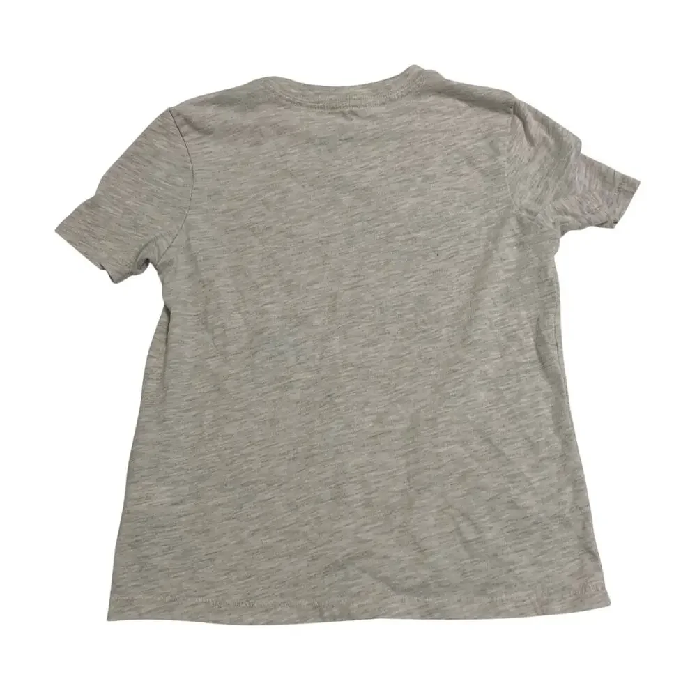 GAP Kids Back to the Future T-Shirt Light Gray Small (6-7)